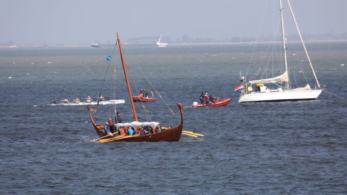 roeien op het markermeer in april 2022