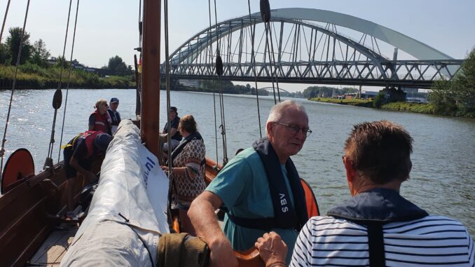 Onderweg over het Amsterdam rijnkanaal